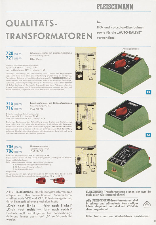 Fleischmann Katalog 1969