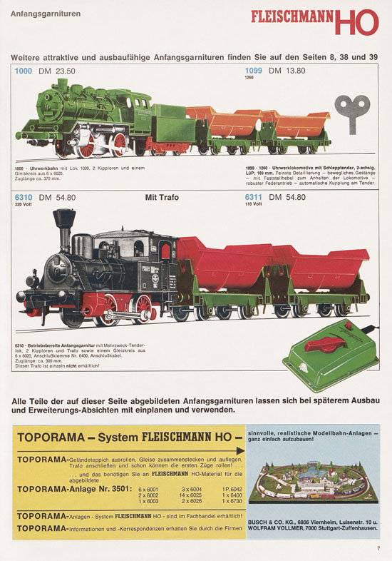 Fleischmann Katalog 1972