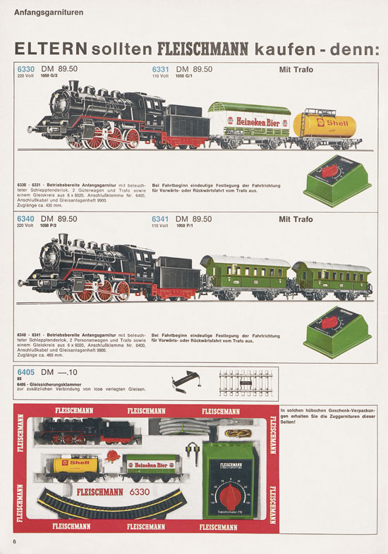 Fleischmann Katalog 1972