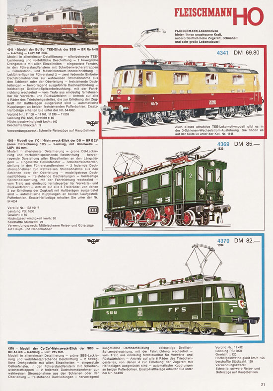 Fleischmann Katalog 1972