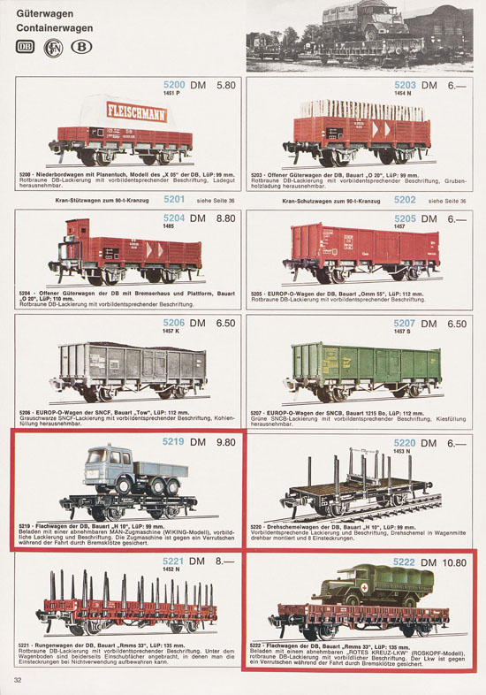 Fleischmann Katalog 1972