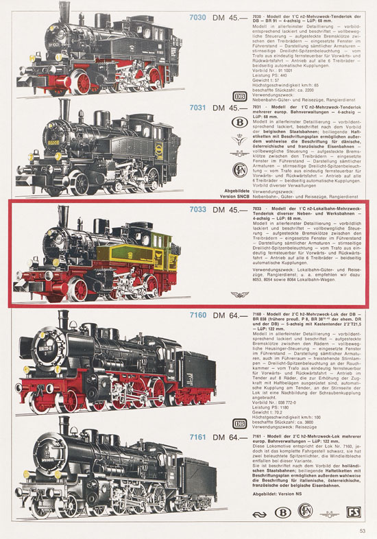 Fleischmann Katalog 1972