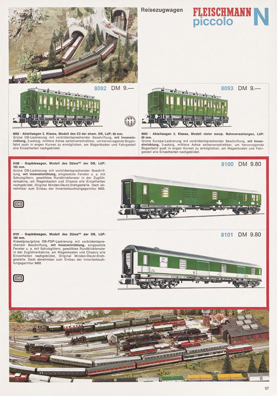 Fleischmann Katalog 1972