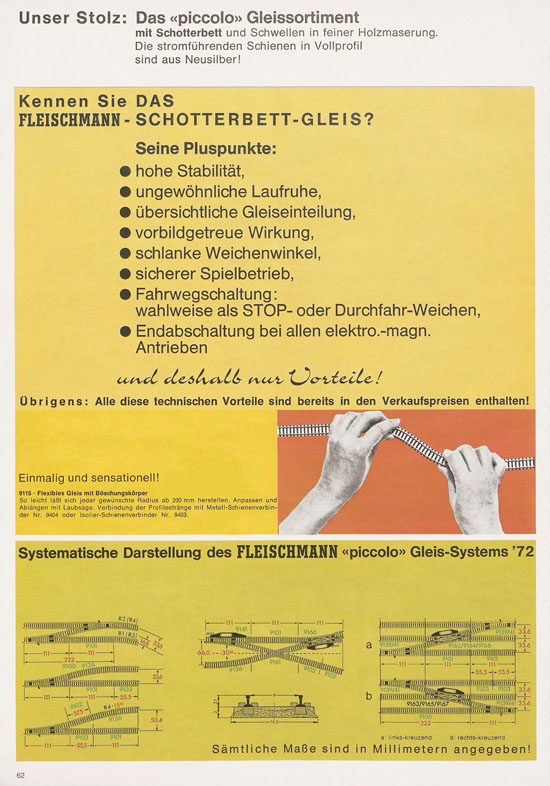 Fleischmann Katalog 1972