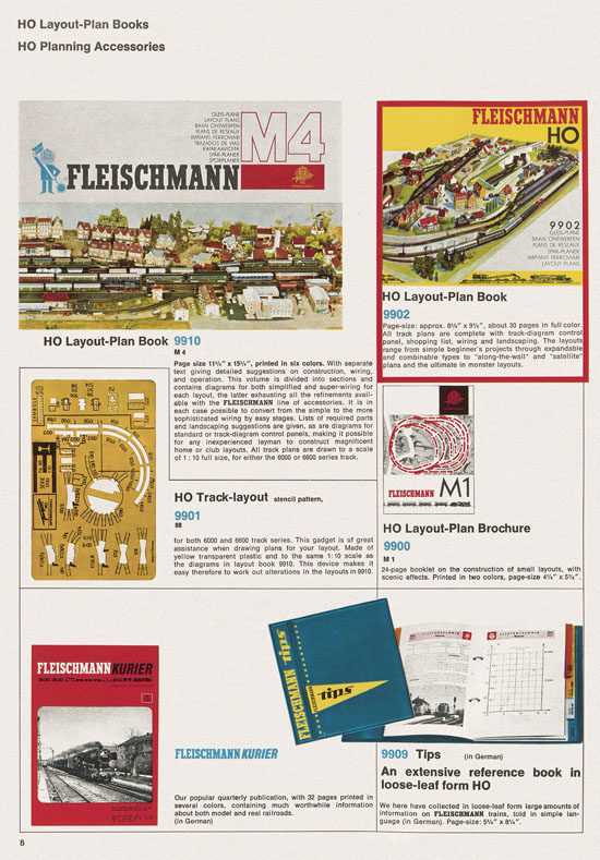 Fleischmann catalog 1971