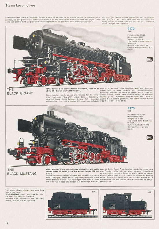 Seite 14 Fleischmann catalog 1971
