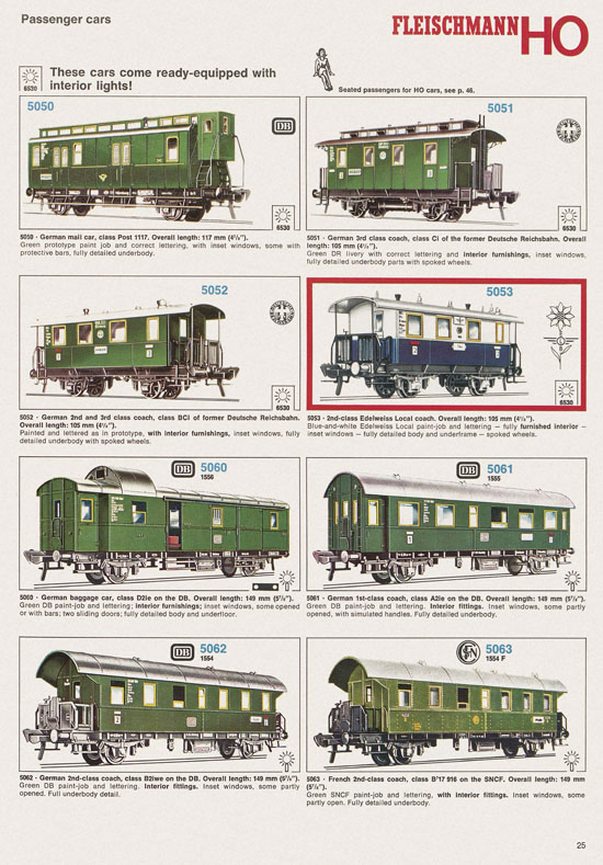 Seite 25 Fleischmann catalog 1971