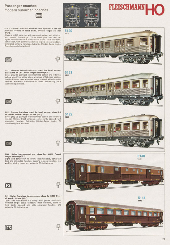 Seite 29 Fleischmann catalog 1971
