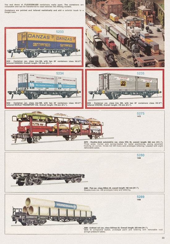 Seite 33 Fleischmann catalog 1971