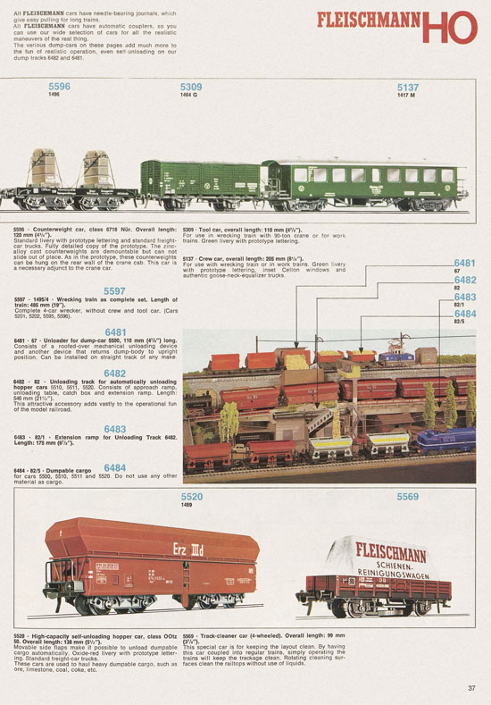Seite 37 Fleischmann catalog 1971
