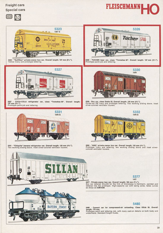 Seite 39 Fleischmann catalog 1971