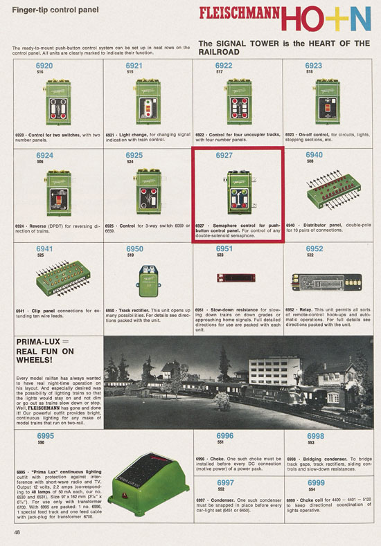 Seite 48 Fleischmann catalog 1971