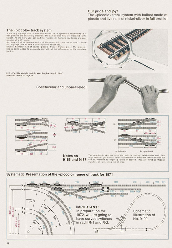 Seite 58 Fleischmann catalog 1971