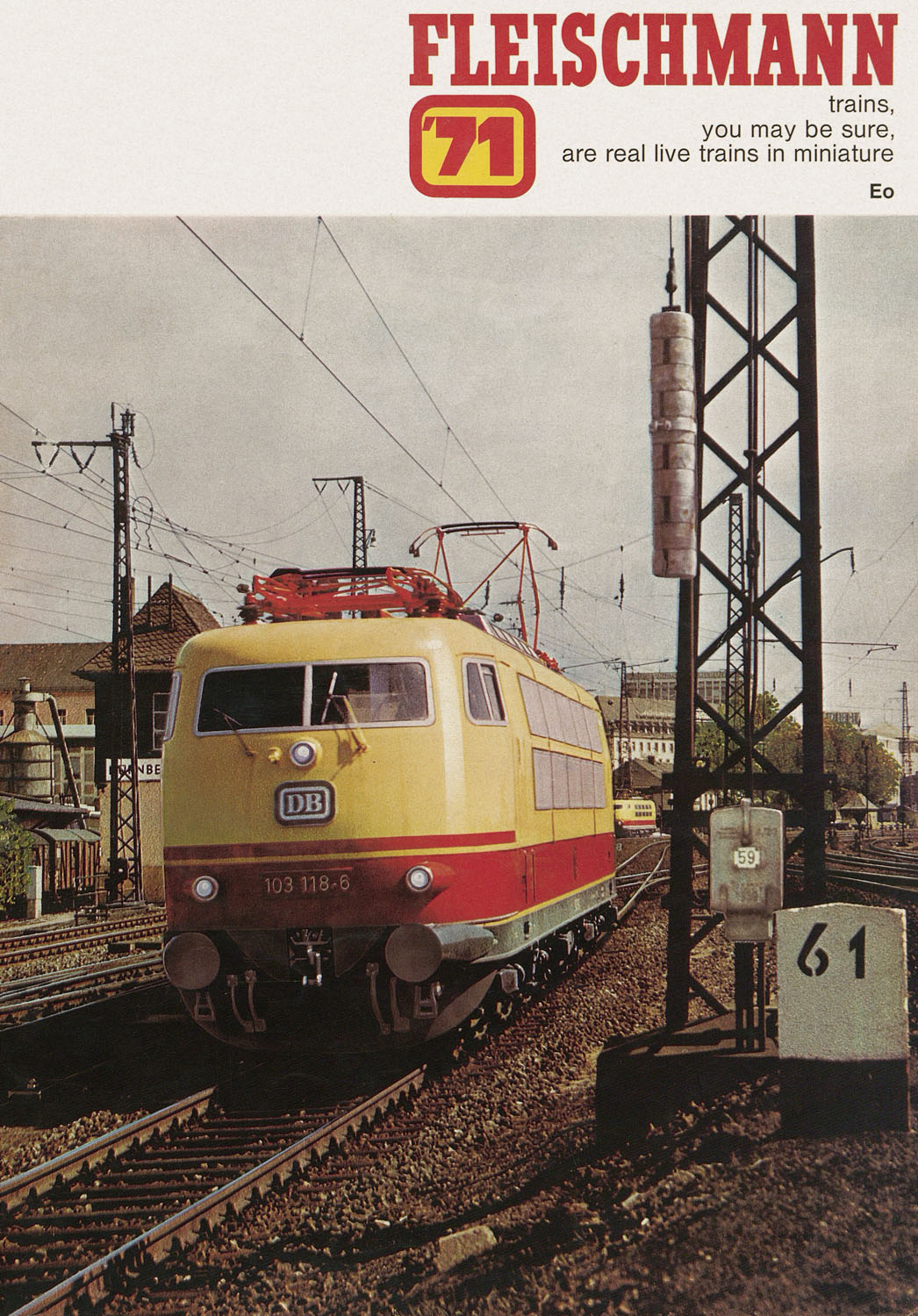 Fleischmann catalog 1971