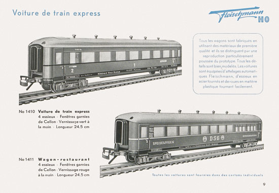 Fleischmann catalogue 1952