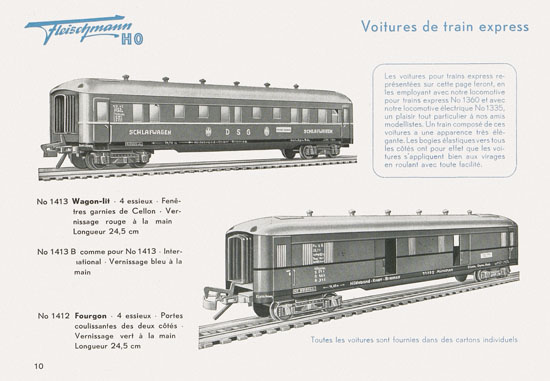 Fleischmann catalogue 1952