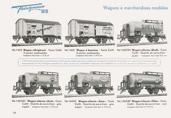 Fleischmann catalogue 1952