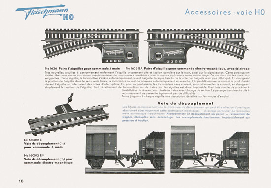 Fleischmann catalogue 1952