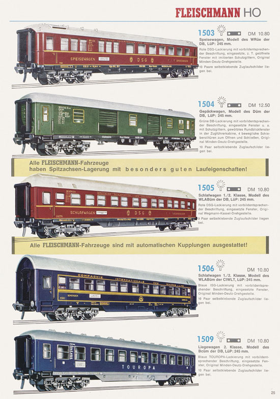 Fleischmann Katalog 1970