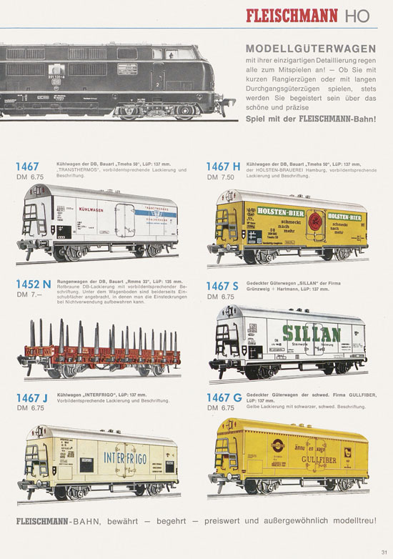 Fleischmann Katalog 1970