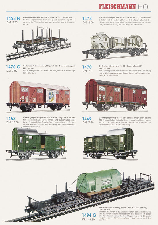 Fleischmann Katalog 1970