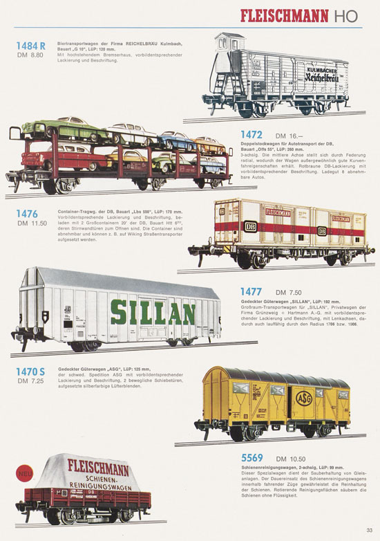 Fleischmann Katalog 1970