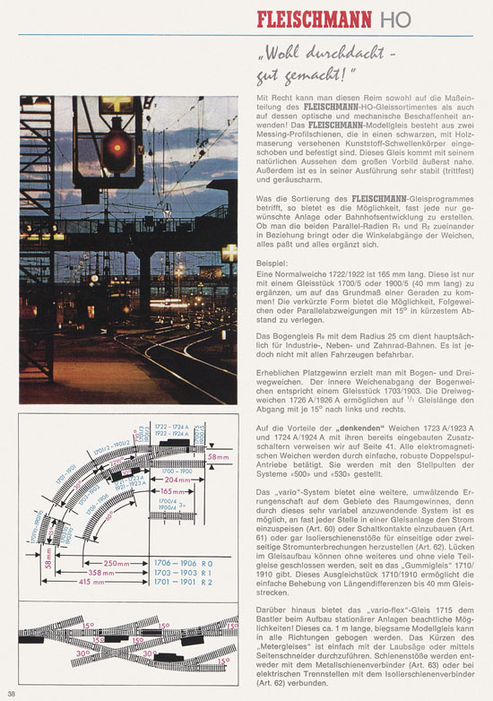 Fleischmann Katalog 1970