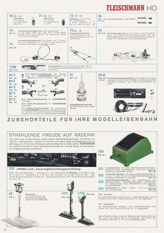 Fleischmann Katalog 1970