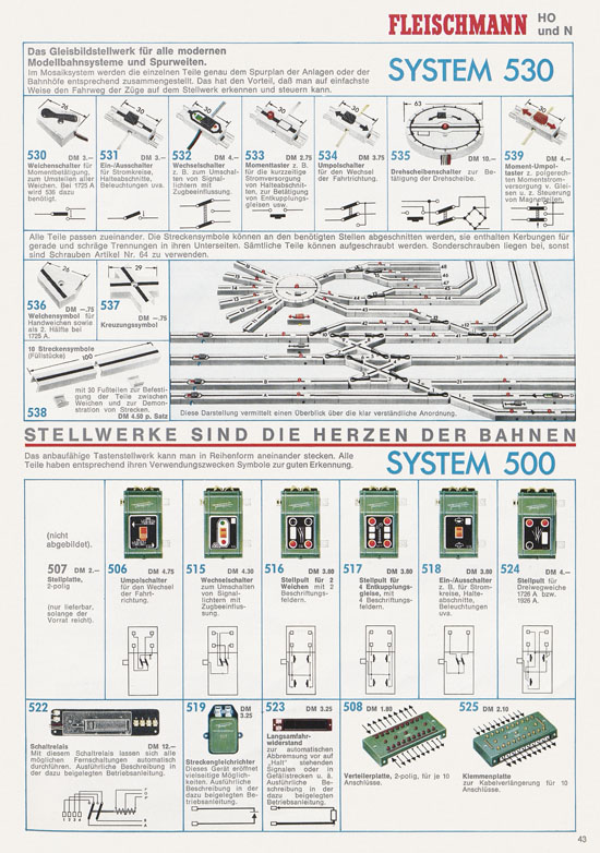 Fleischmann Katalog 1970