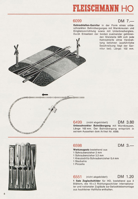 Seite 8 Fleischmann Neuheiten 1971