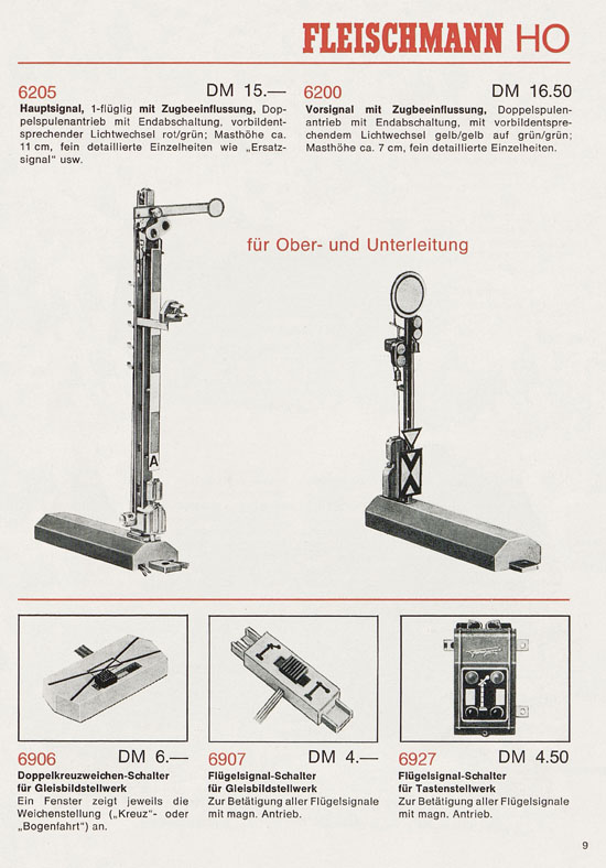 Seite 9 Fleischmann Neuheiten 1971