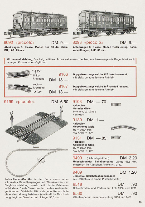 Seite 15 Fleischmann Neuheiten 1971