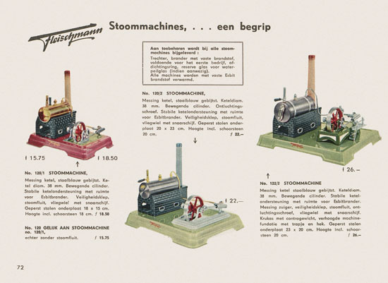 Fleischmann Katalog Nederlands 1957