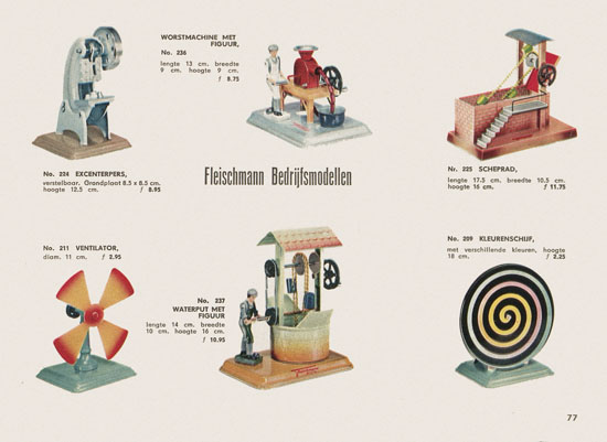 Fleischmann Katalog Nederlands 1957