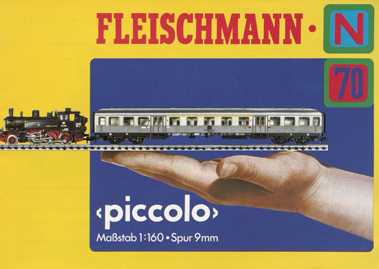 Seite 1 Fleischmann Piccolo Spur N Katalog 1970