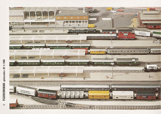Seite 14 Fleischmann Piccolo Spur N Katalog 1971