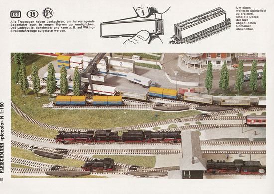 Seite 18 Fleischmann Piccolo Spur N Katalog 1971
