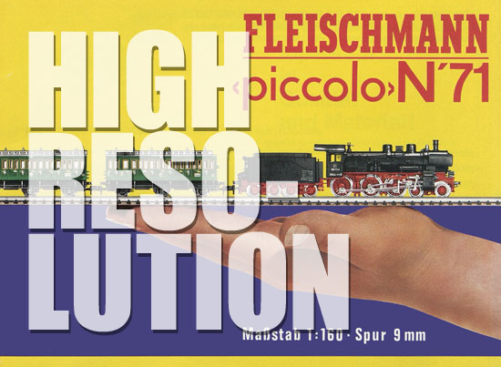 Fleischmann Piccolo Spur N Katalog 1971