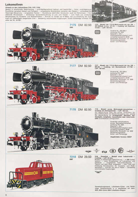 Fleischmann Piccolo Spur N Katalog 1973