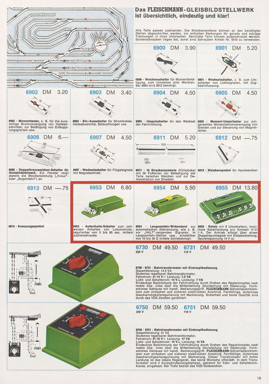 Fleischmann Piccolo Spur N Katalog 1973