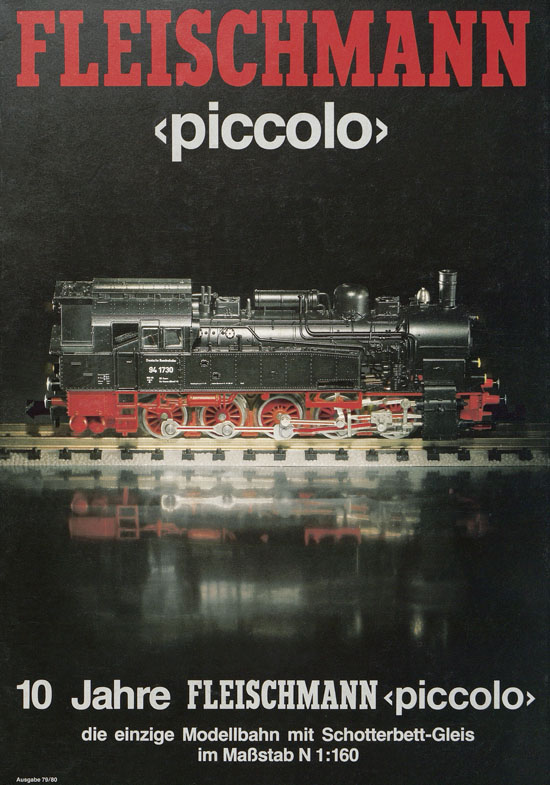 Fleischmann 10 Jahre piccolo Katalog 1979-1980