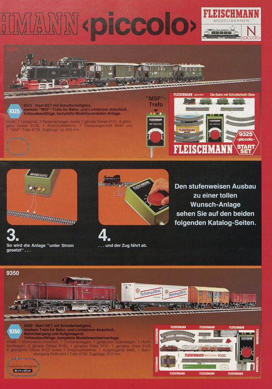 Seite 5 Fleischmann 10 Jahre piccolo Katalog 1979-1980