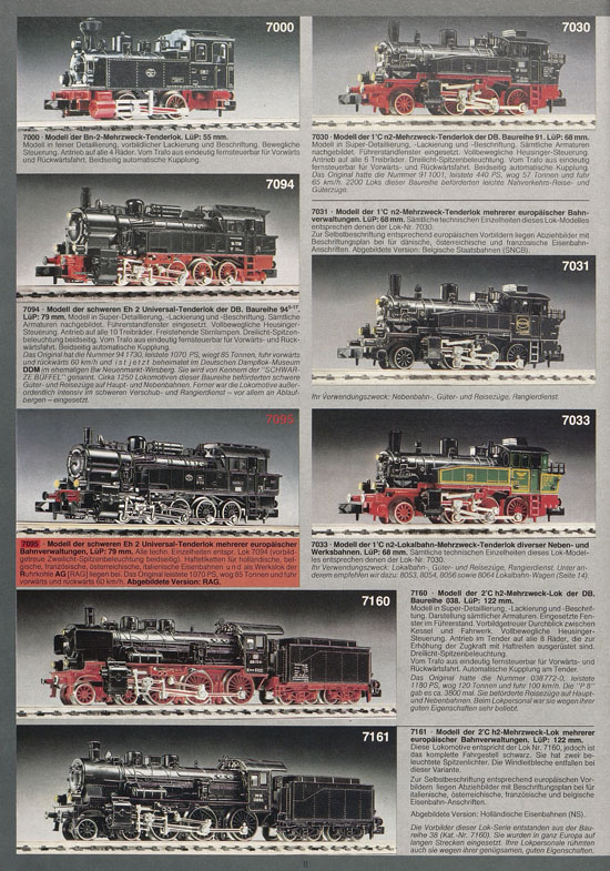 Seite 8 Fleischmann 10 Jahre piccolo Katalog 1979-1980