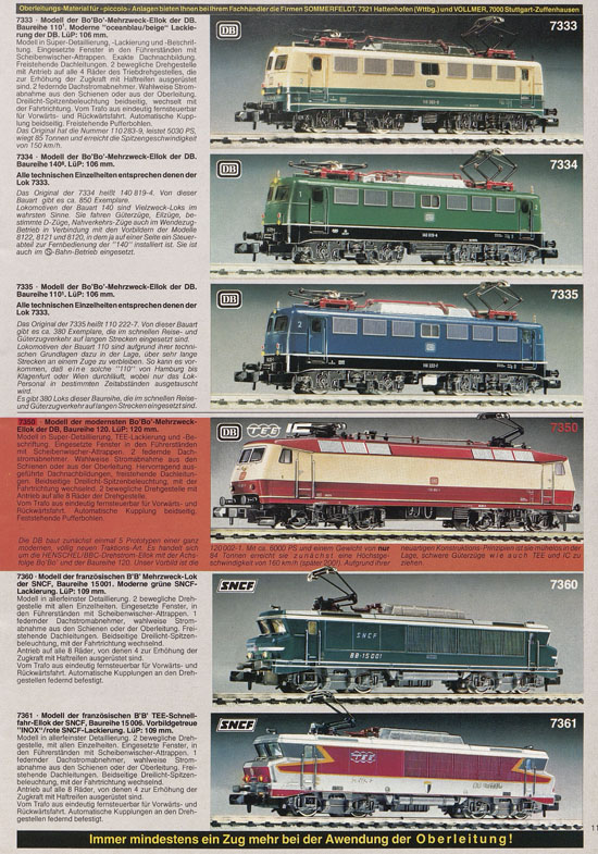 Seite 11 Fleischmann 10 Jahre piccolo Katalog 1979-1980