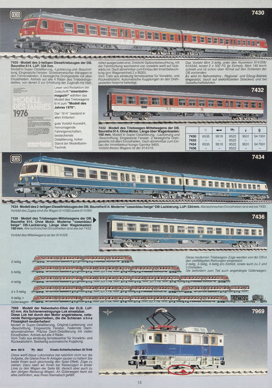 Seite 13 Fleischmann 10 Jahre piccolo Katalog 1979-1980