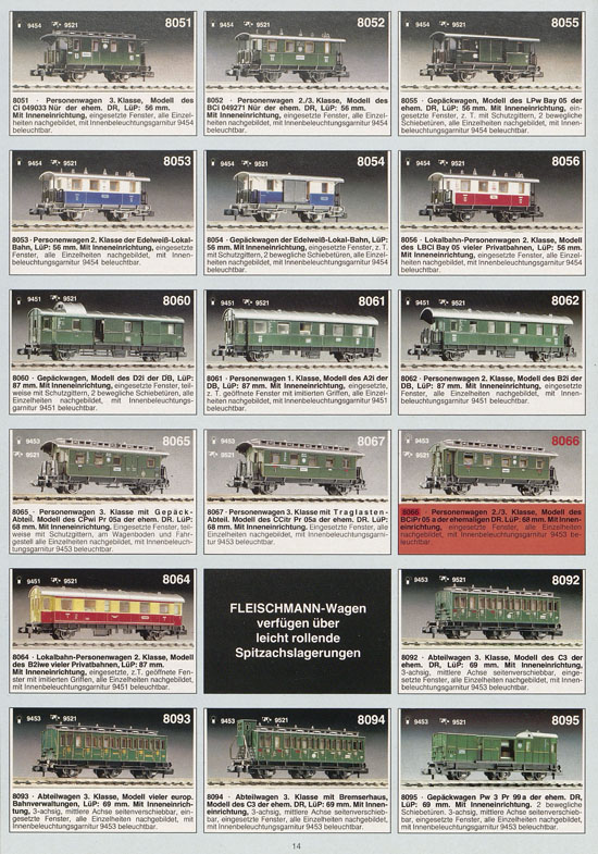 Seite 14 Fleischmann 10 Jahre piccolo Katalog 1979-1980