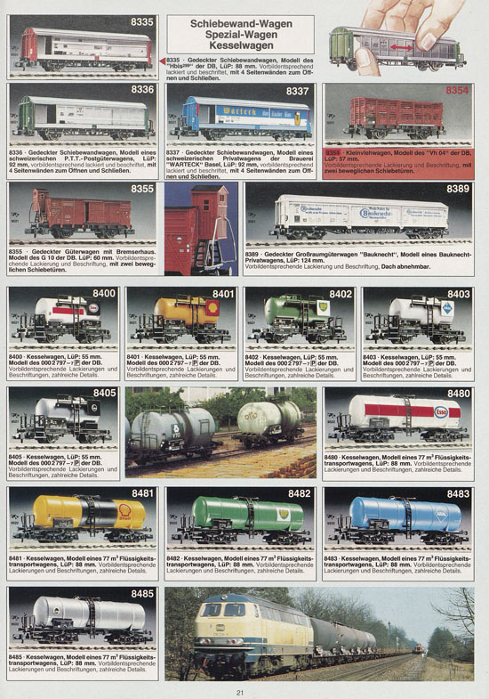 Seite 21 Fleischmann 10 Jahre piccolo Katalog 1979-1980