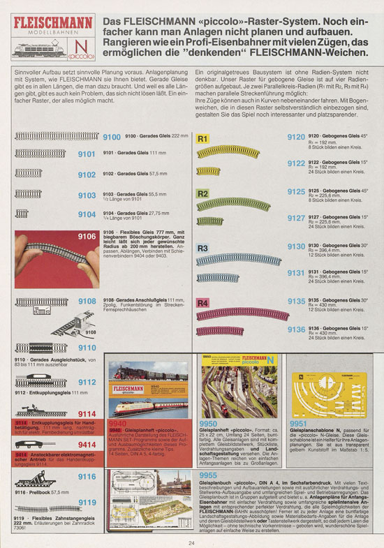 Fleischmann 10 Jahre piccolo Katalog 1979-1980