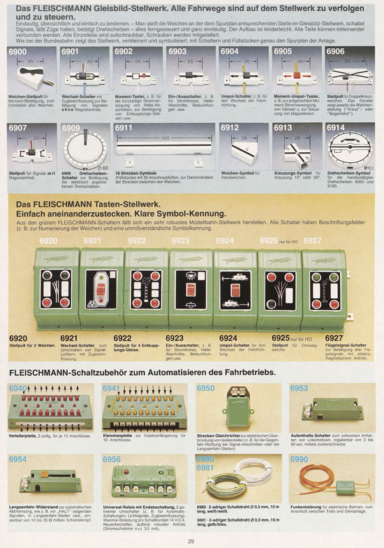 Fleischmann 10 Jahre piccolo Katalog 1979-1980