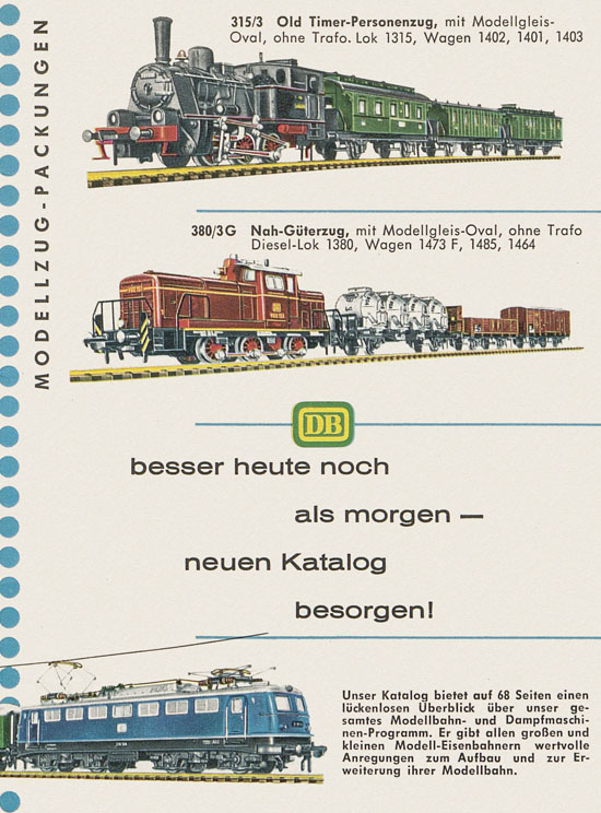Seite 3 Fleischmann H0 Prospekt 1961